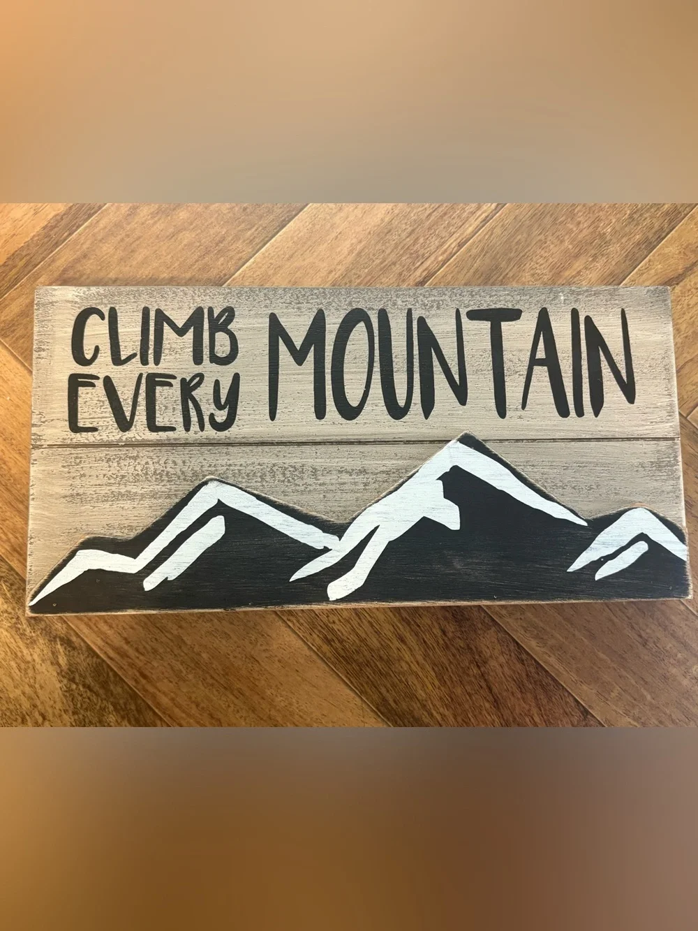 Climb Every Mountain wall decor